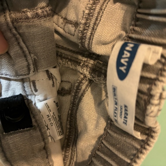 old navy gray wash denim adjustable waist karate skinny infant boys jeans - Picture 3 of 4
